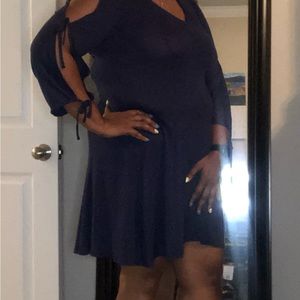 Torrid Navy Blue swing dress